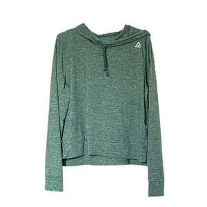 Reebok Pullover Lightweight Workout Hoodie Green Women’s Large